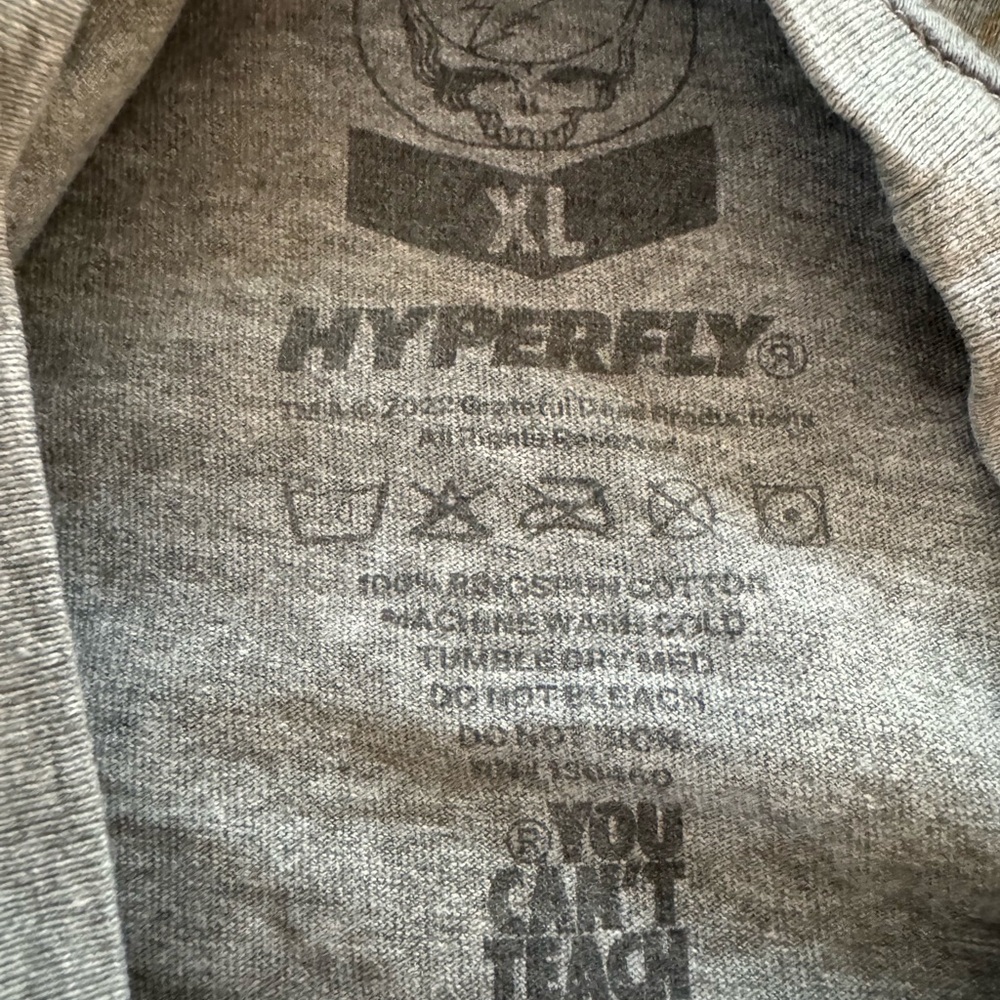 Hyperfly Grateful Dead T-Shirt You Cant Teach Heart - Picture 3 of 11